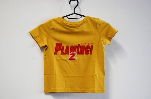 Dětské žluté triko PLAMÍNCI 2023